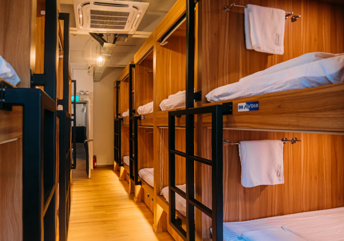 Standard Single Pods | Capsule Pod Hostel in Clarke Quay near Chinatown Singapore