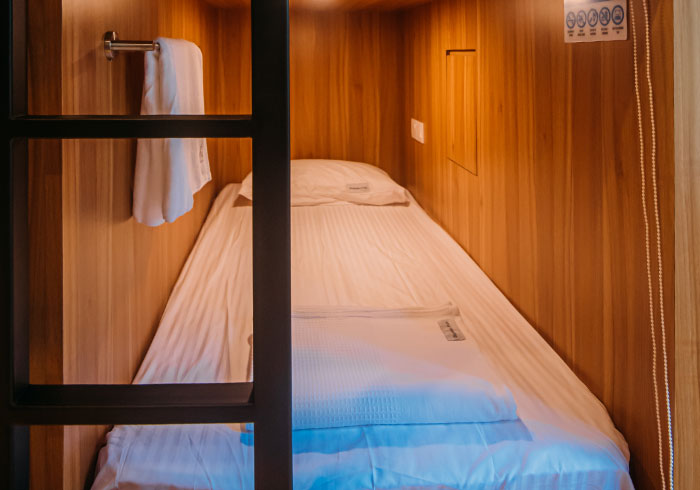 Standard Single Pods | Capsule Pod Hostel in Clarke Quay near Chinatown Singapore