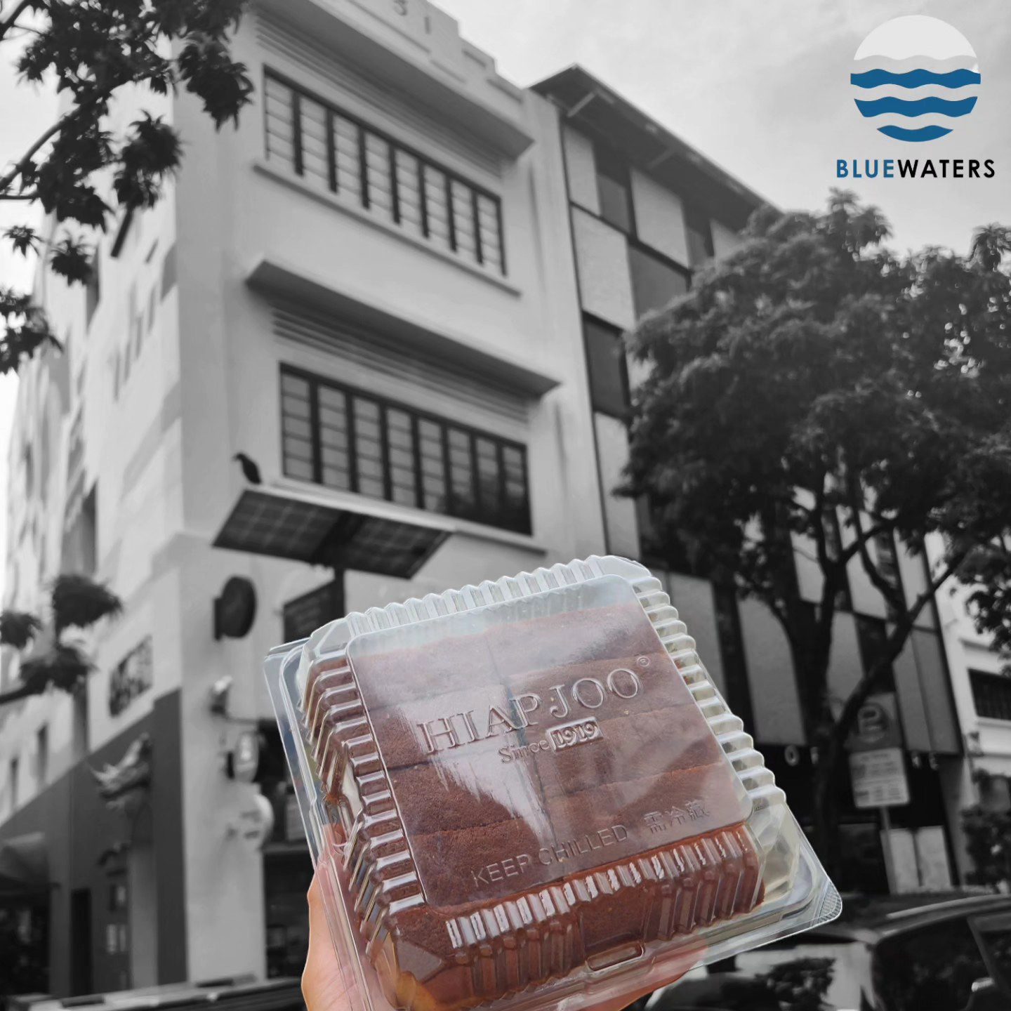 Our guests were treated to banana cake specially purchased from Malaysia by our staff who live there.