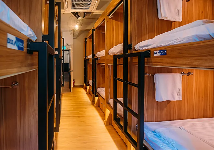 Book Standard Single Pods | Capsule Pod Hostel in Clarke Quay Singapore